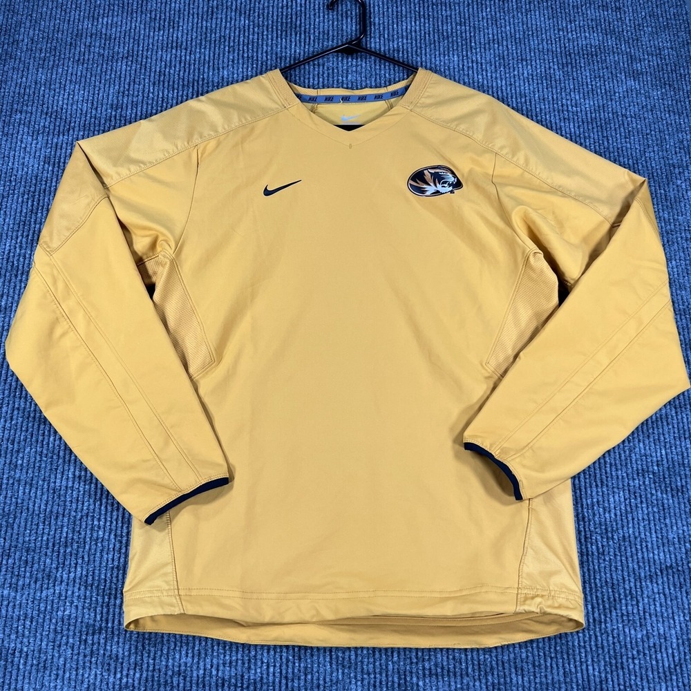 Missouri Tigers Mizzou Jacket Mens Small Nike Golf Long Sleeve V Neck SEC NCAA